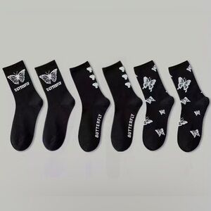 6 Pair Butterly Sock Bundle